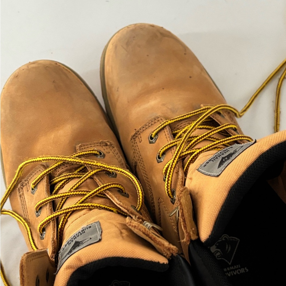 Tan Men's Boots plenty of life left. Son outgrew them. - Picture 4 of 6